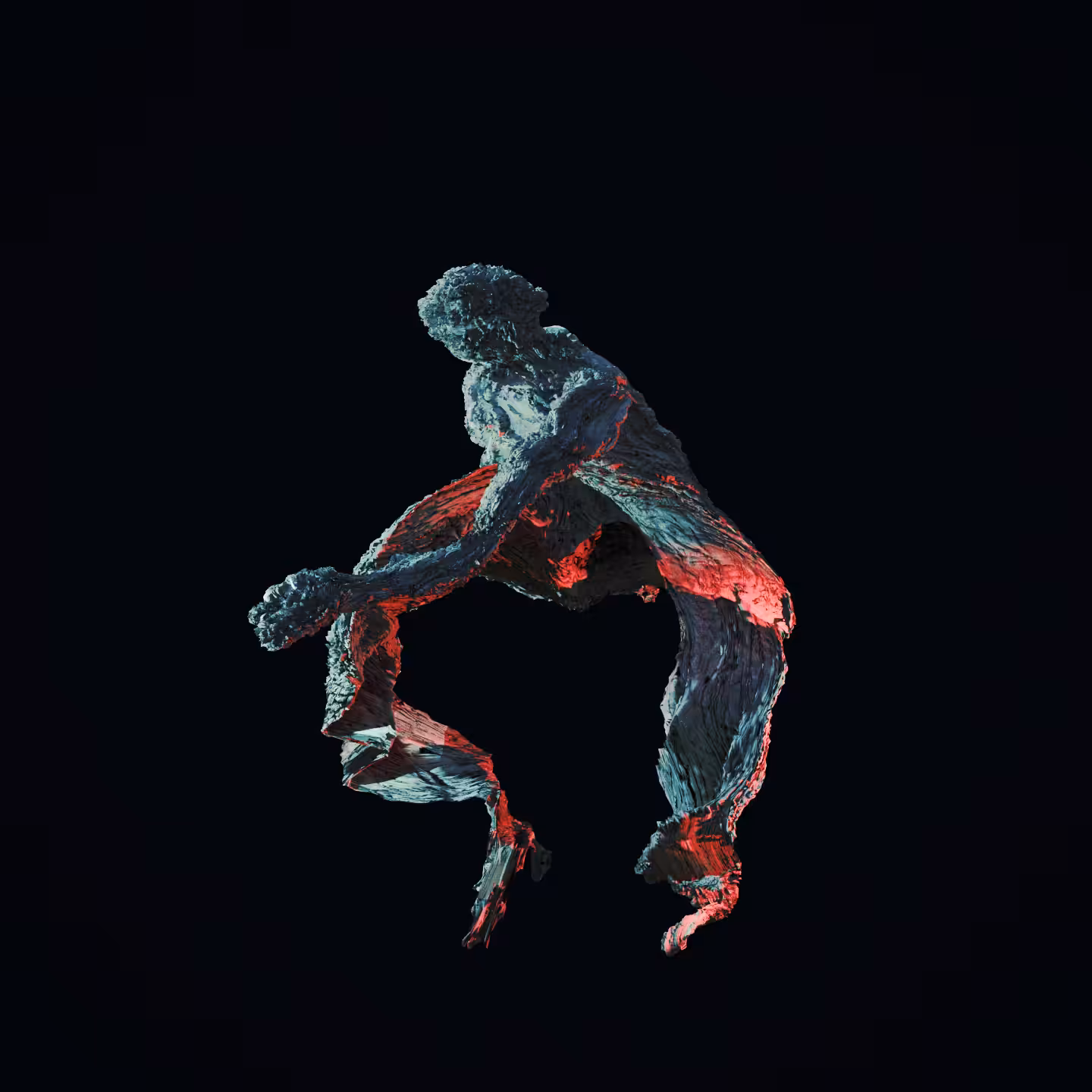 study of form in motion | 01 - run | ex. D
