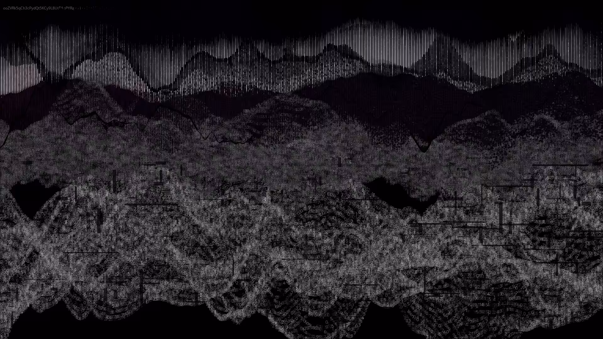 Pixel rain in a data landsacape #187