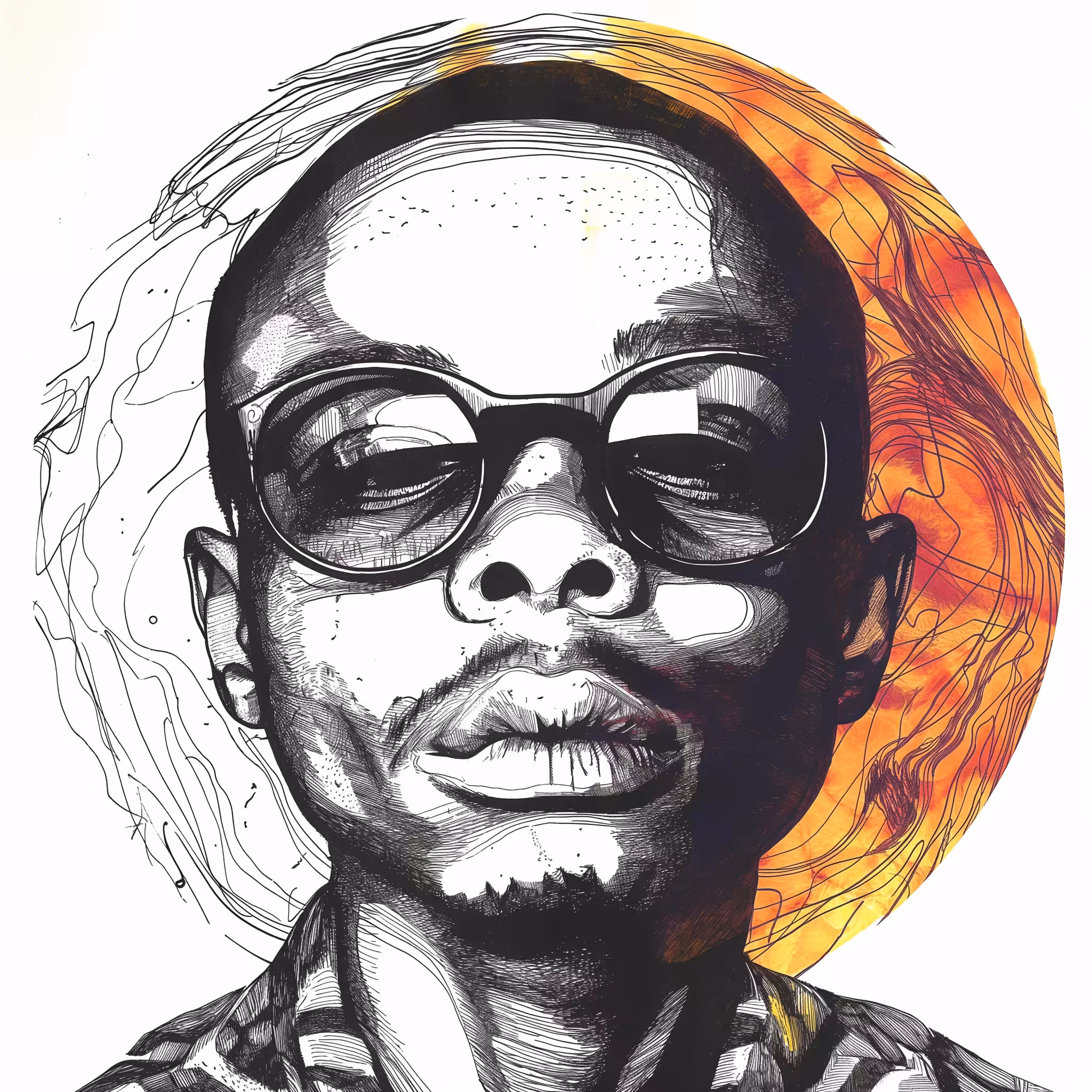 Halfway: [De]generated ArcFace - Hunter S. Thompson