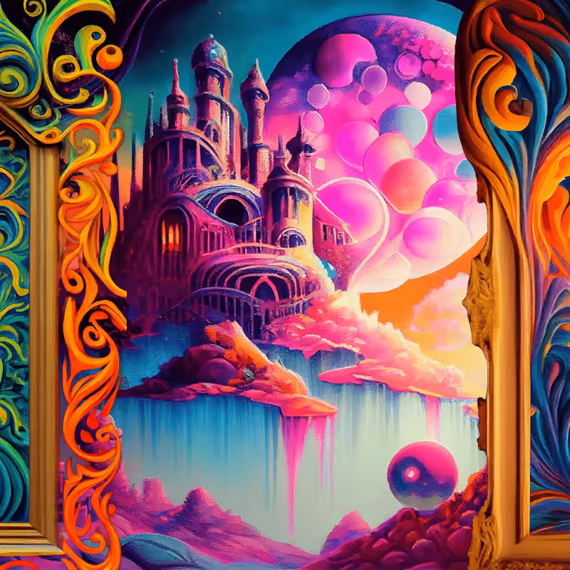 AI Psychedelic City #11
