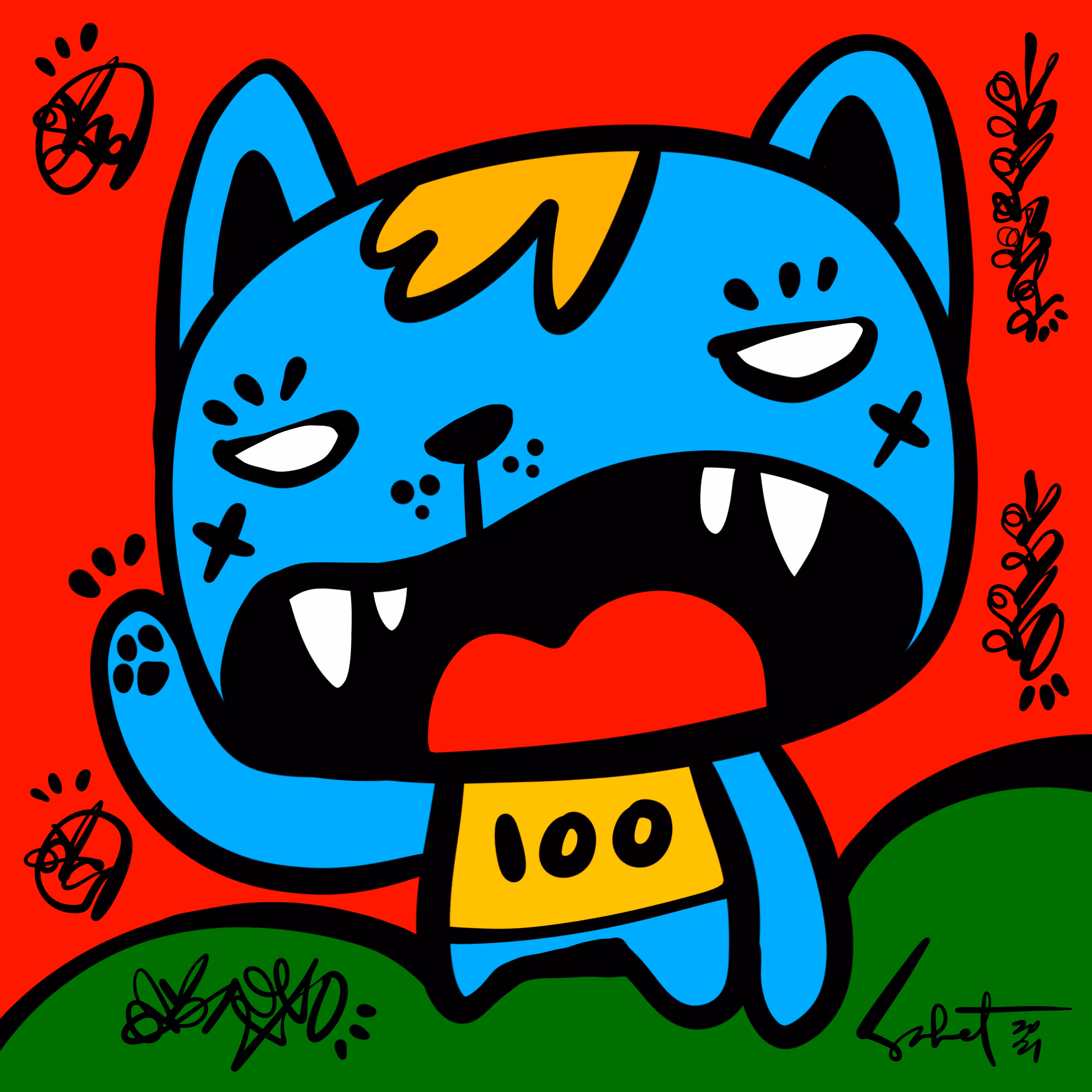 Ugly Kitties by Sabet (Special Edition: Celebrating 100 owners)