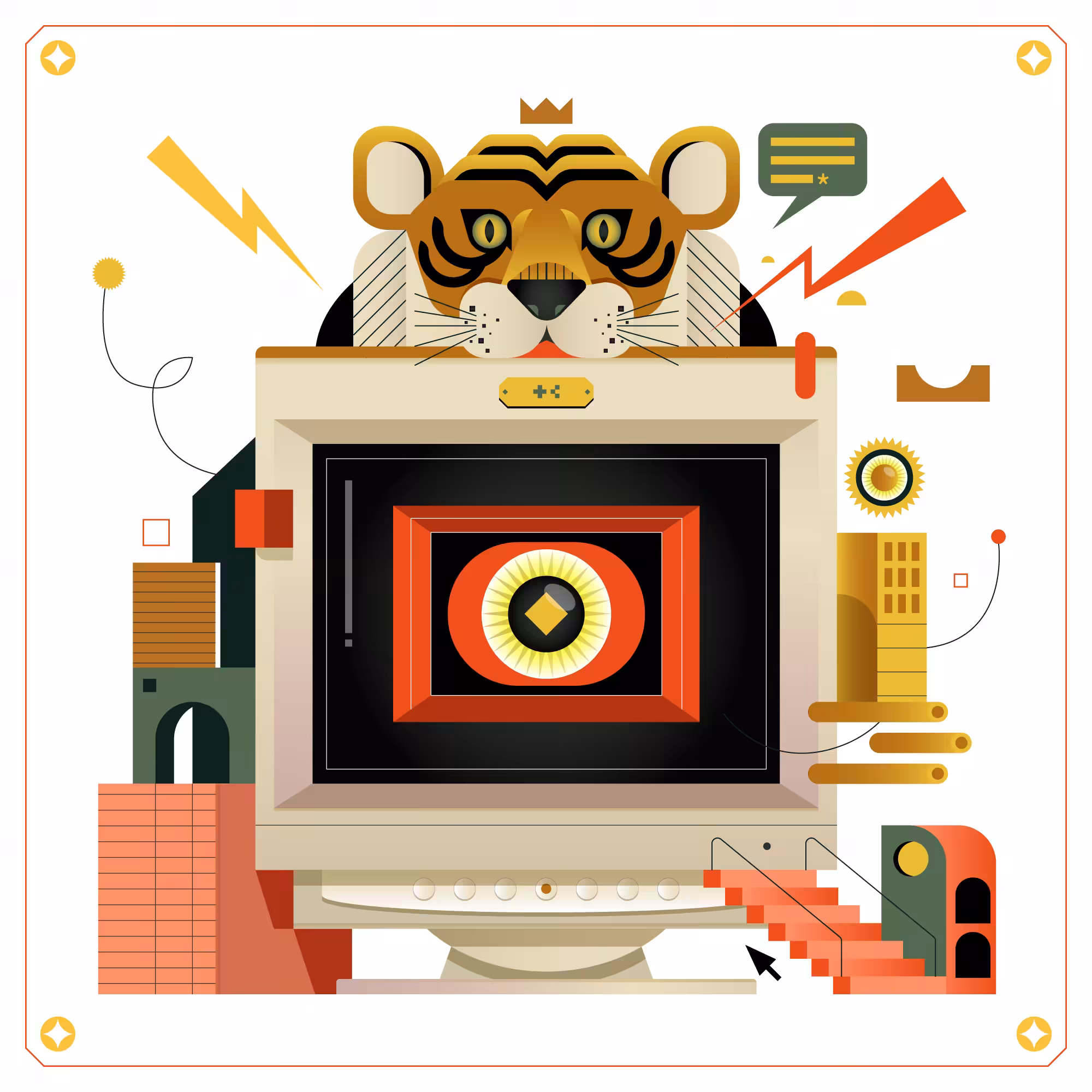 Monitor tiger