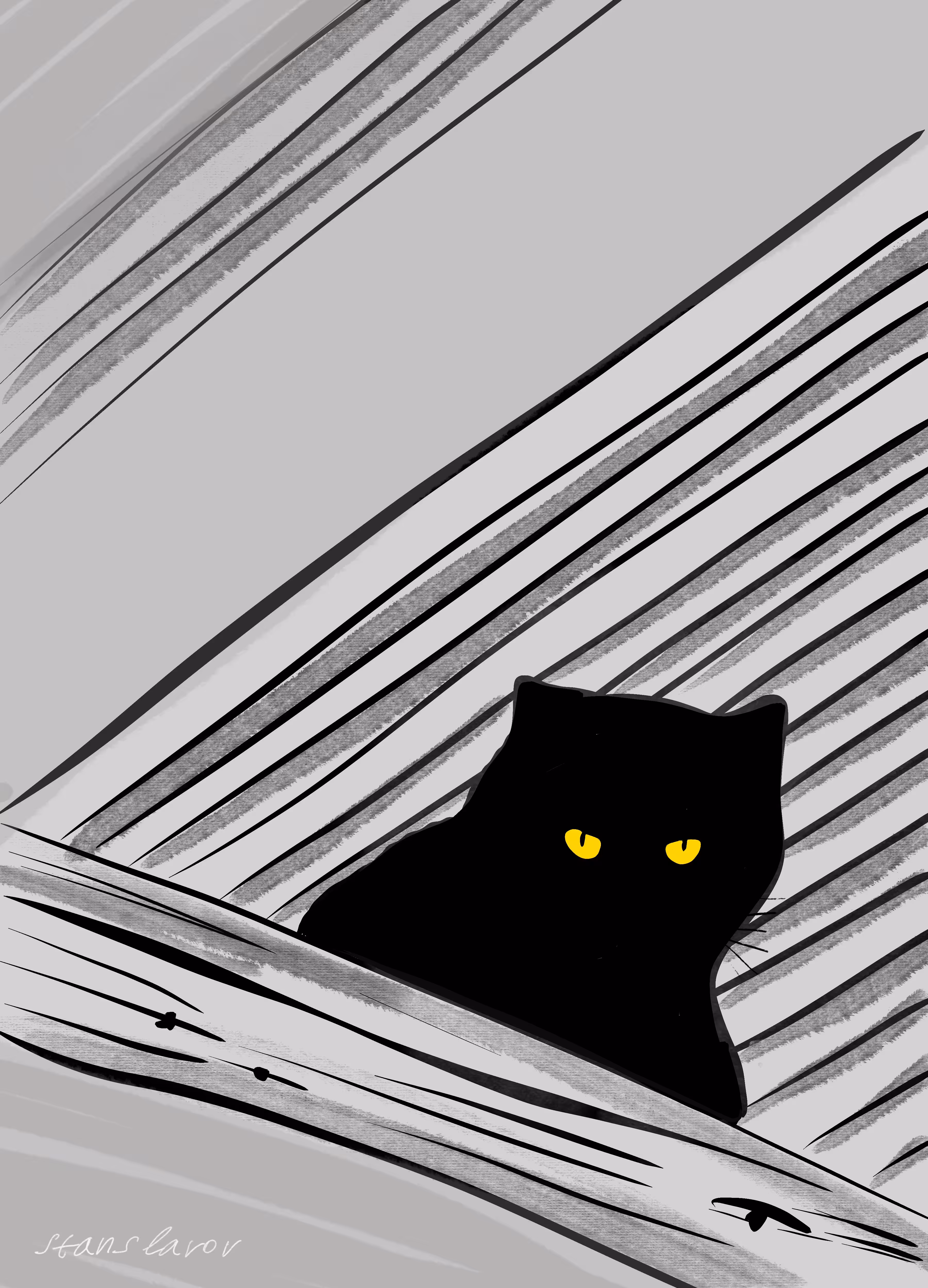 Cat on a hot tin roof