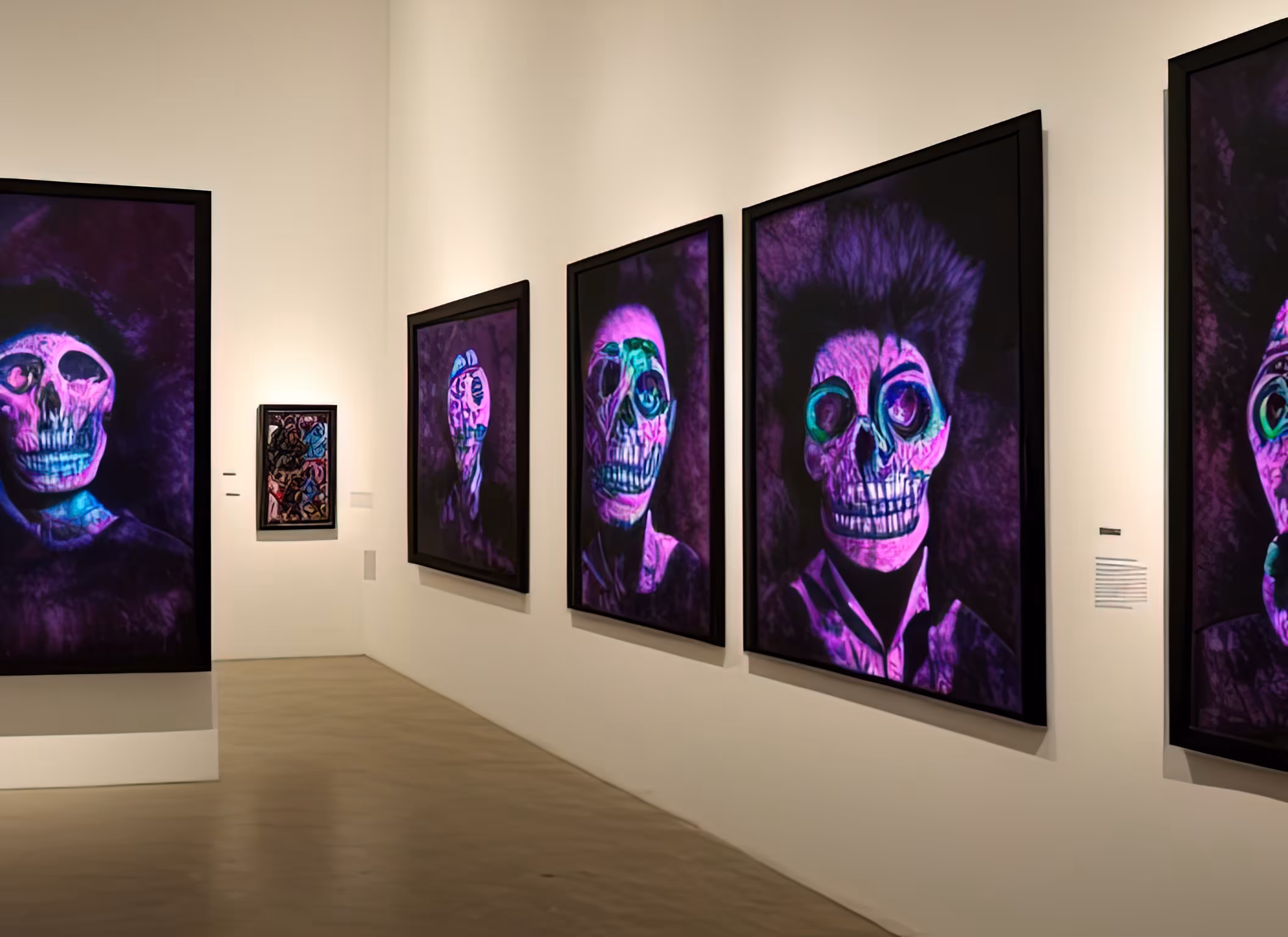 Visitas a exposiciones del Inframundo en Stable Diffusion I -Steven Pinker