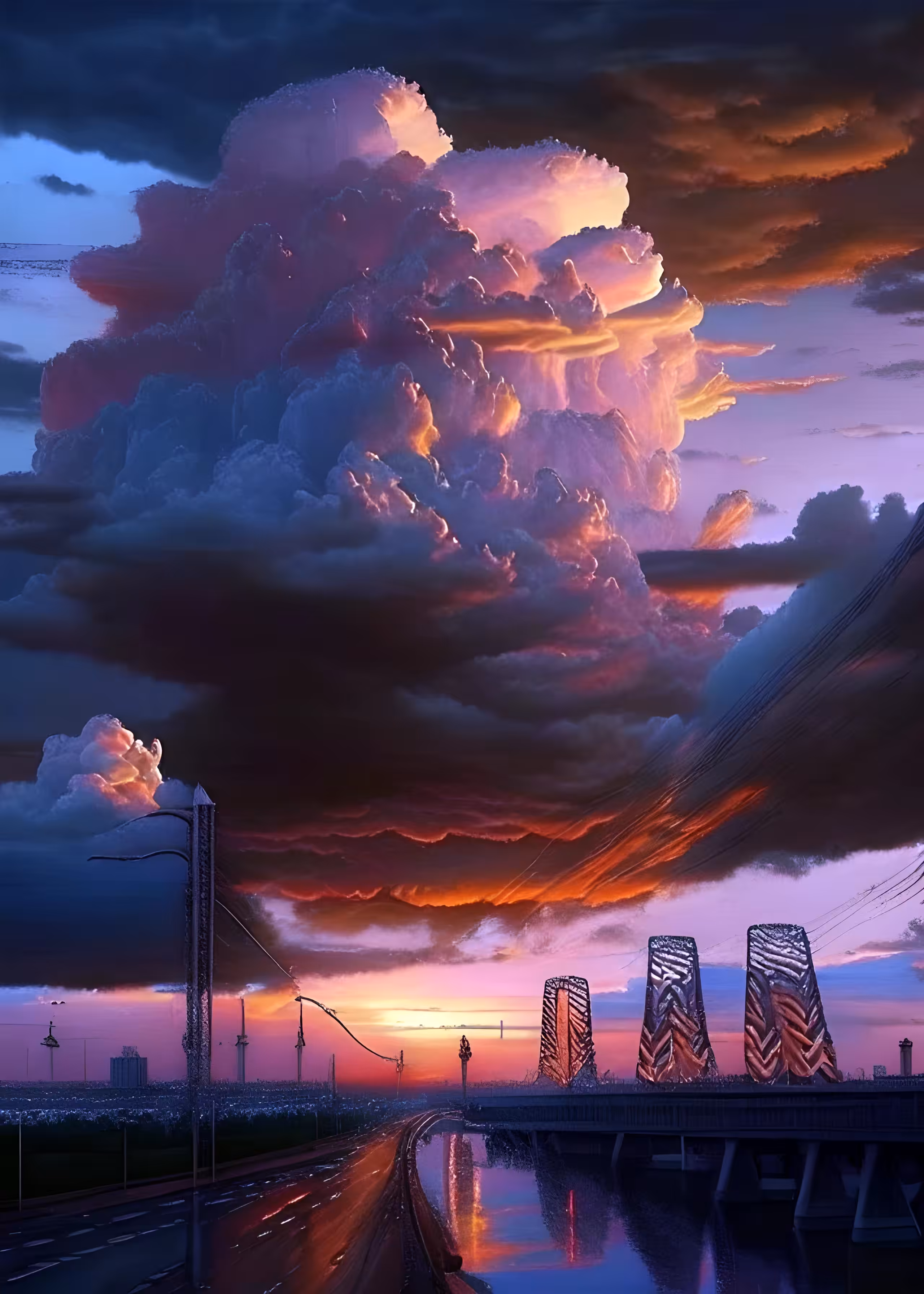 Nature Ai Photography: Storm Clouds 1