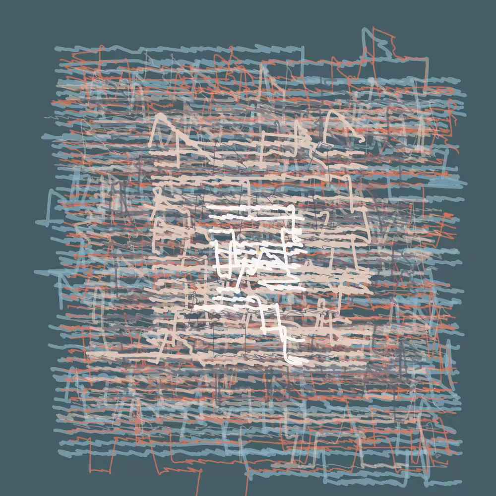 Asemic Palimpsest #009