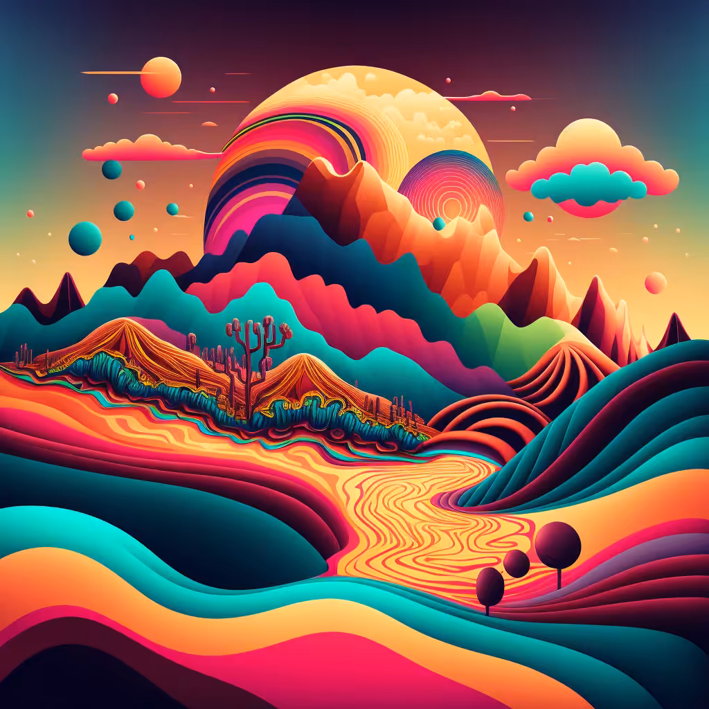 Psychedelic Landscape #87
