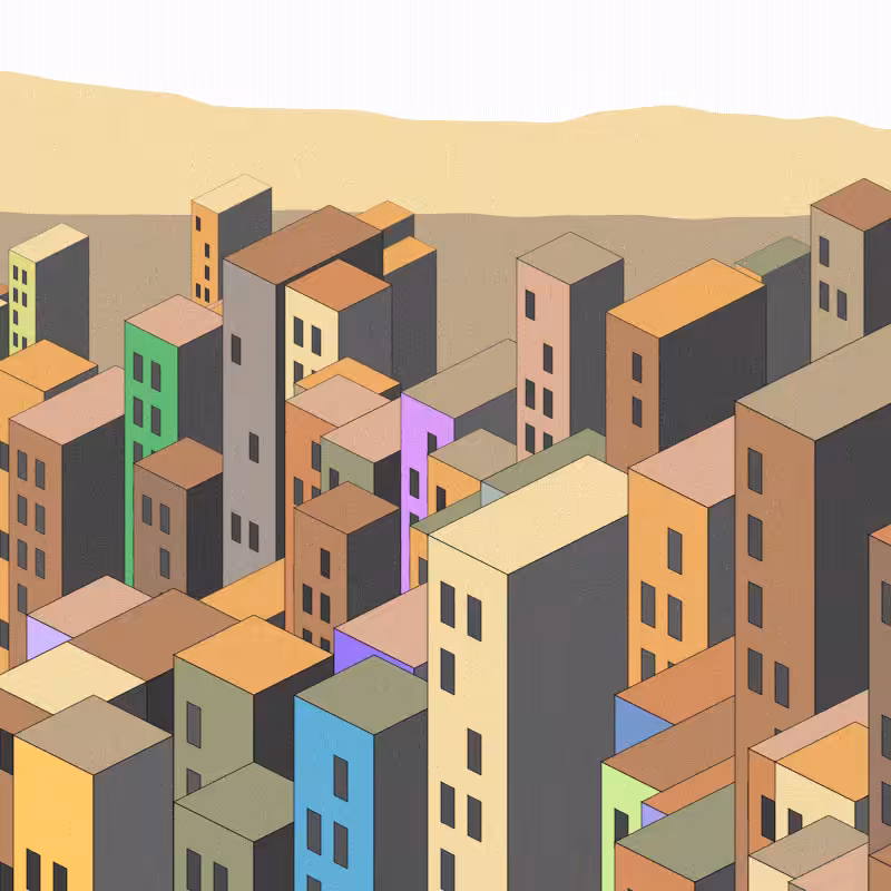 Coloured City #64
