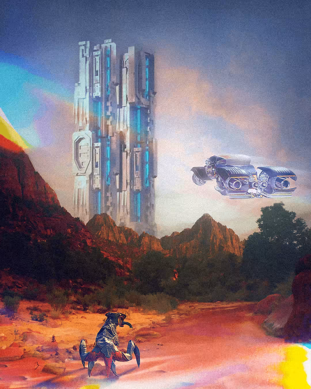 City in the desert