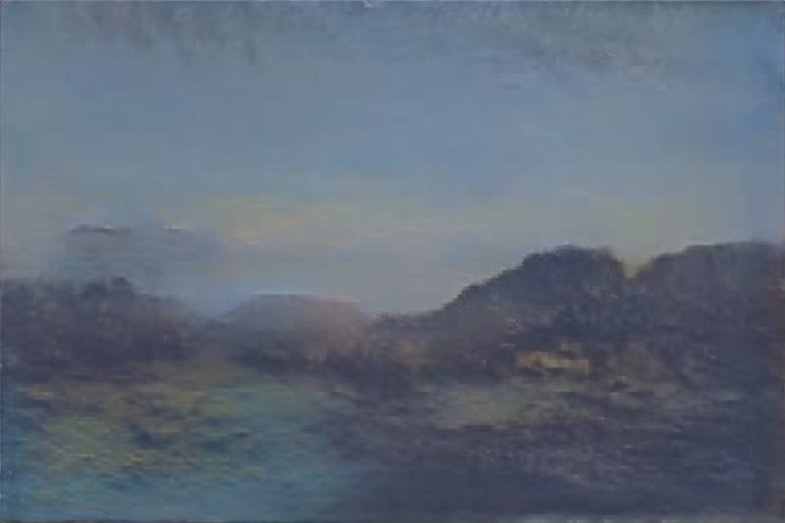 The Dark Ridge at Twilight