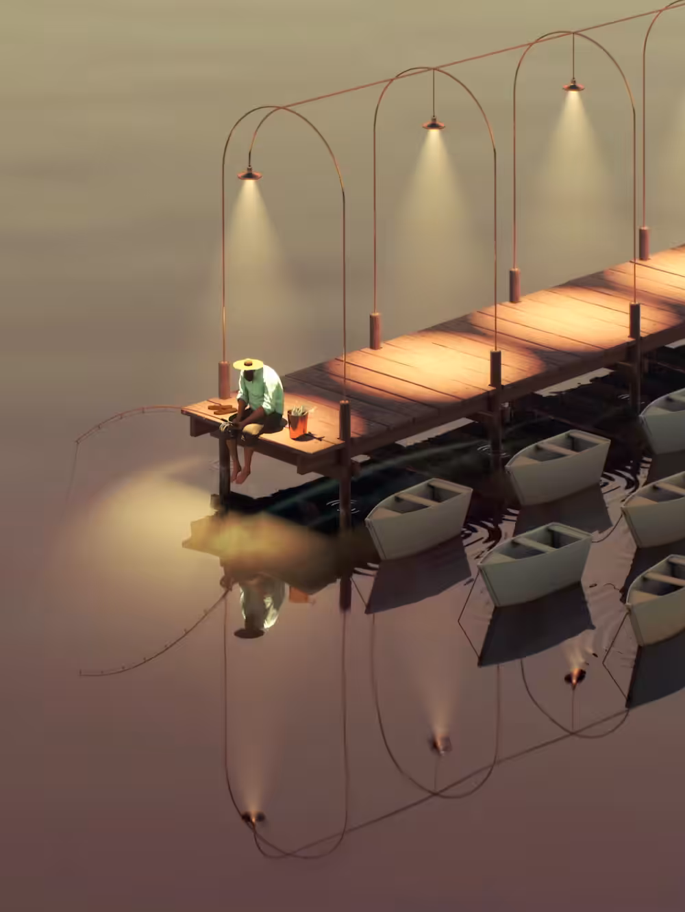Angler and the Fish
