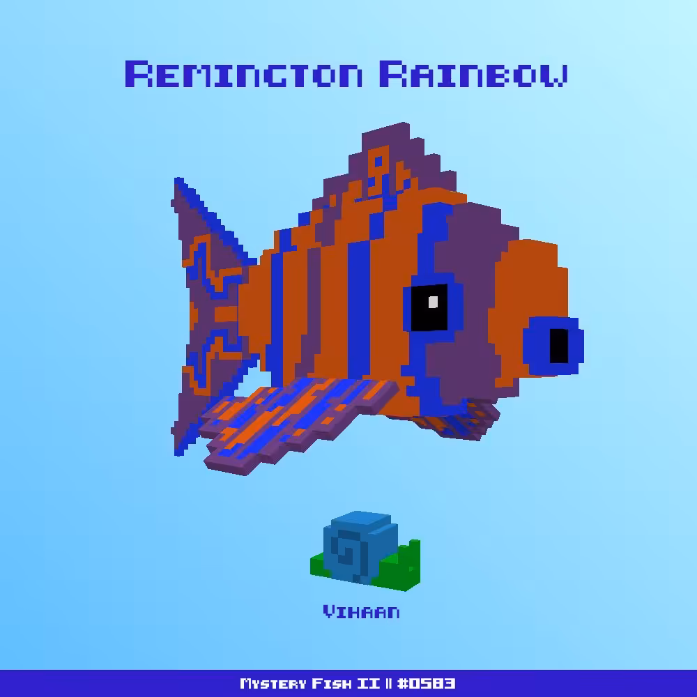 Remington Rainbow :: Mystery Fish 0583/1000 