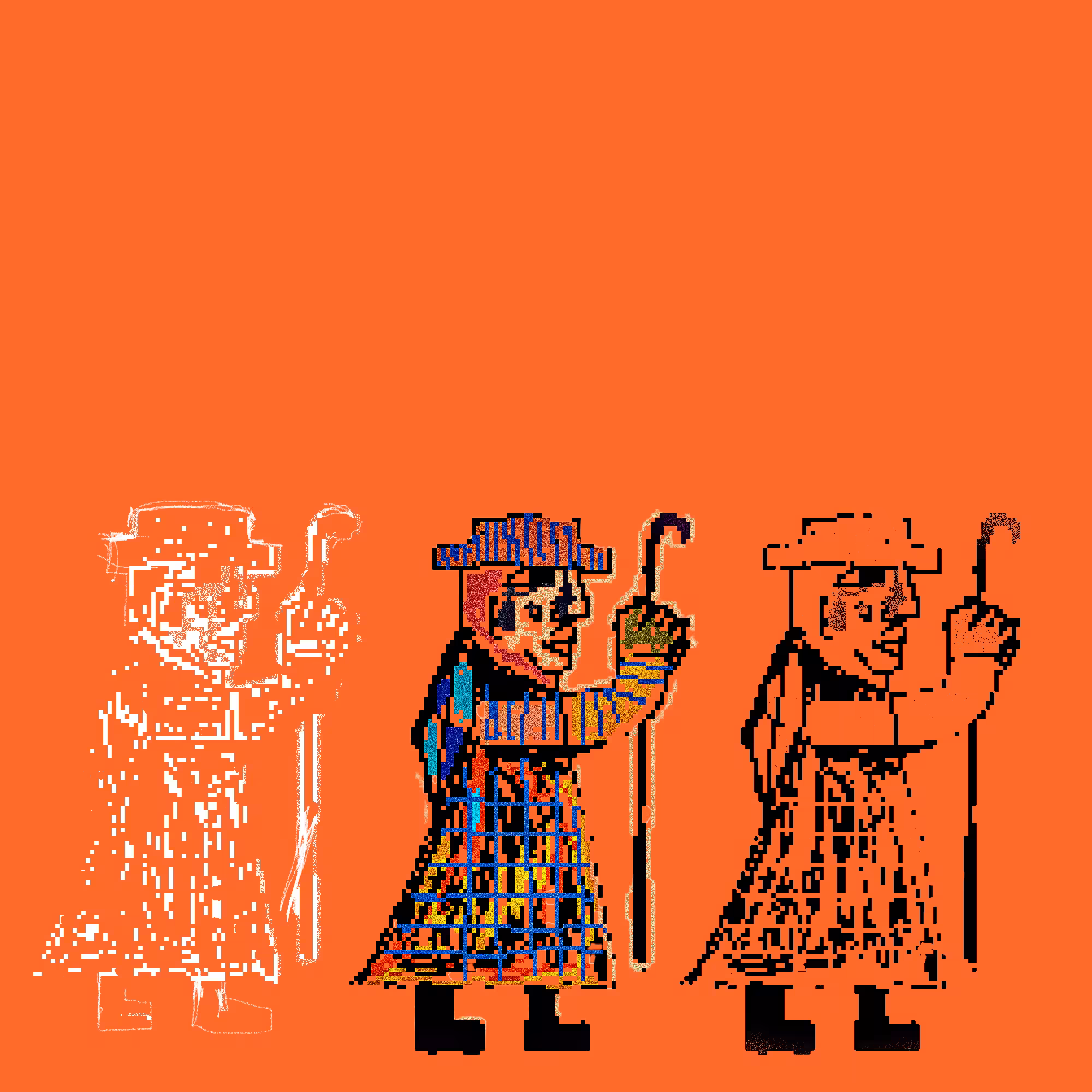 PICASSO AND HIS MAGIC STICK