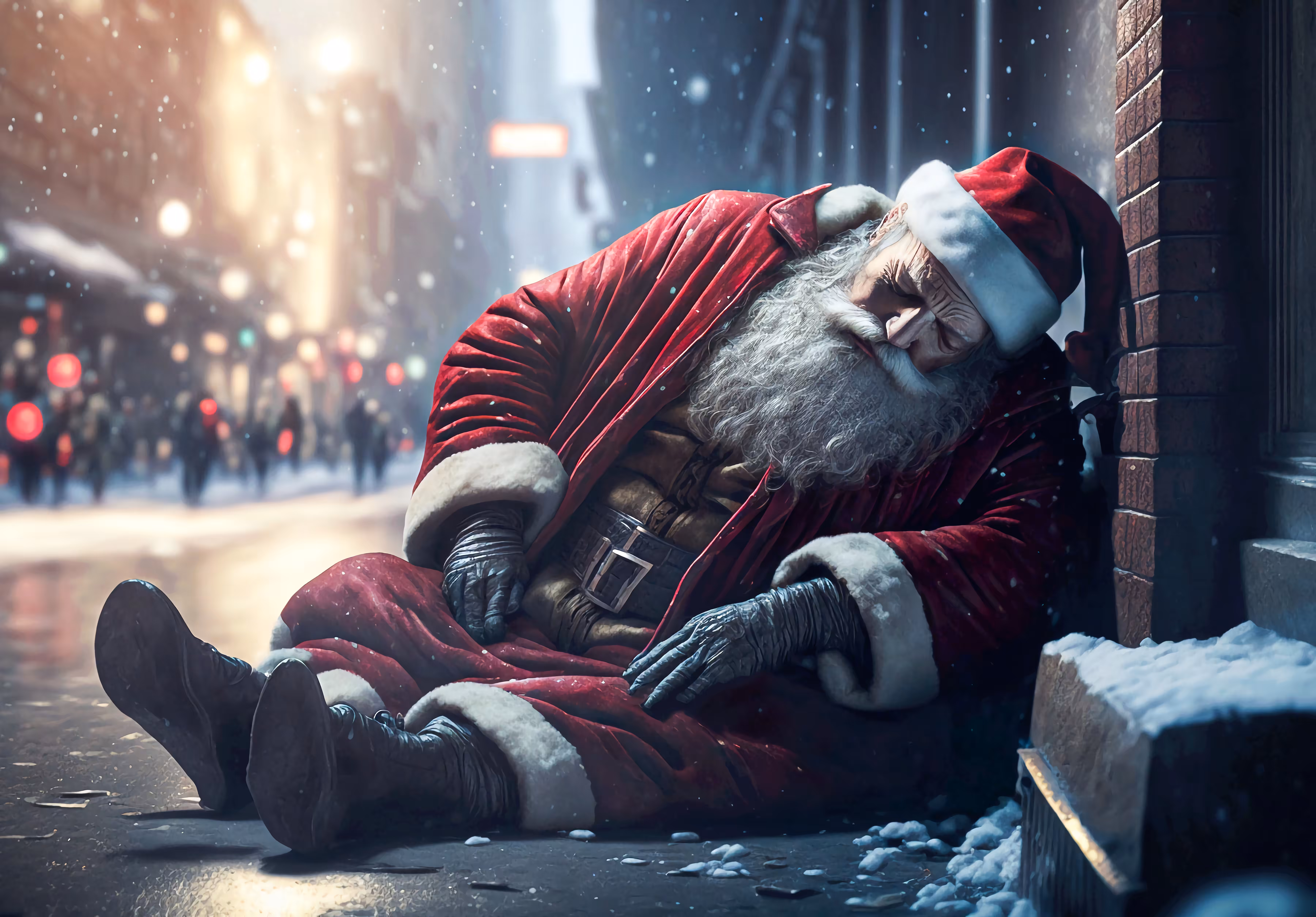 Homeless Santa