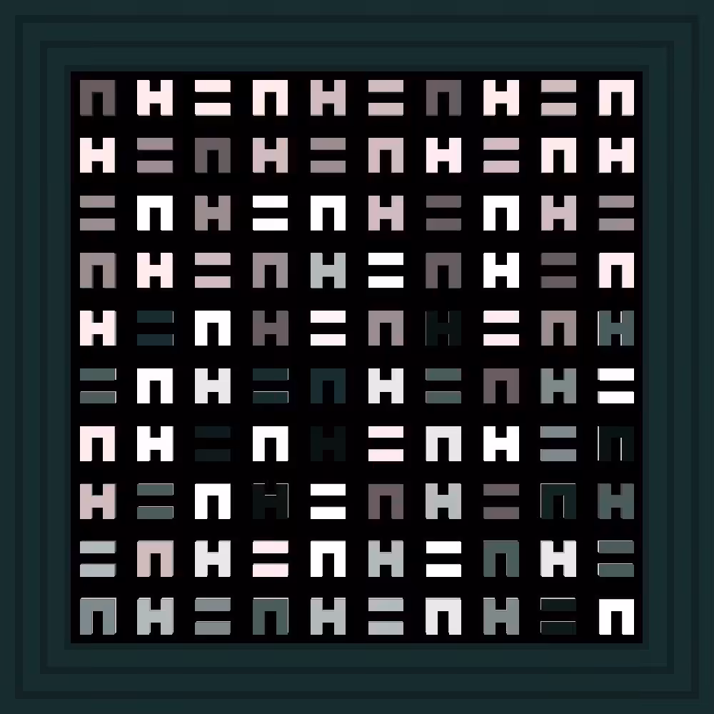 FORGIVE ME LORD....    FOR   I HAVE SINNED :: Procedural Symbols (H=N) #509/1000