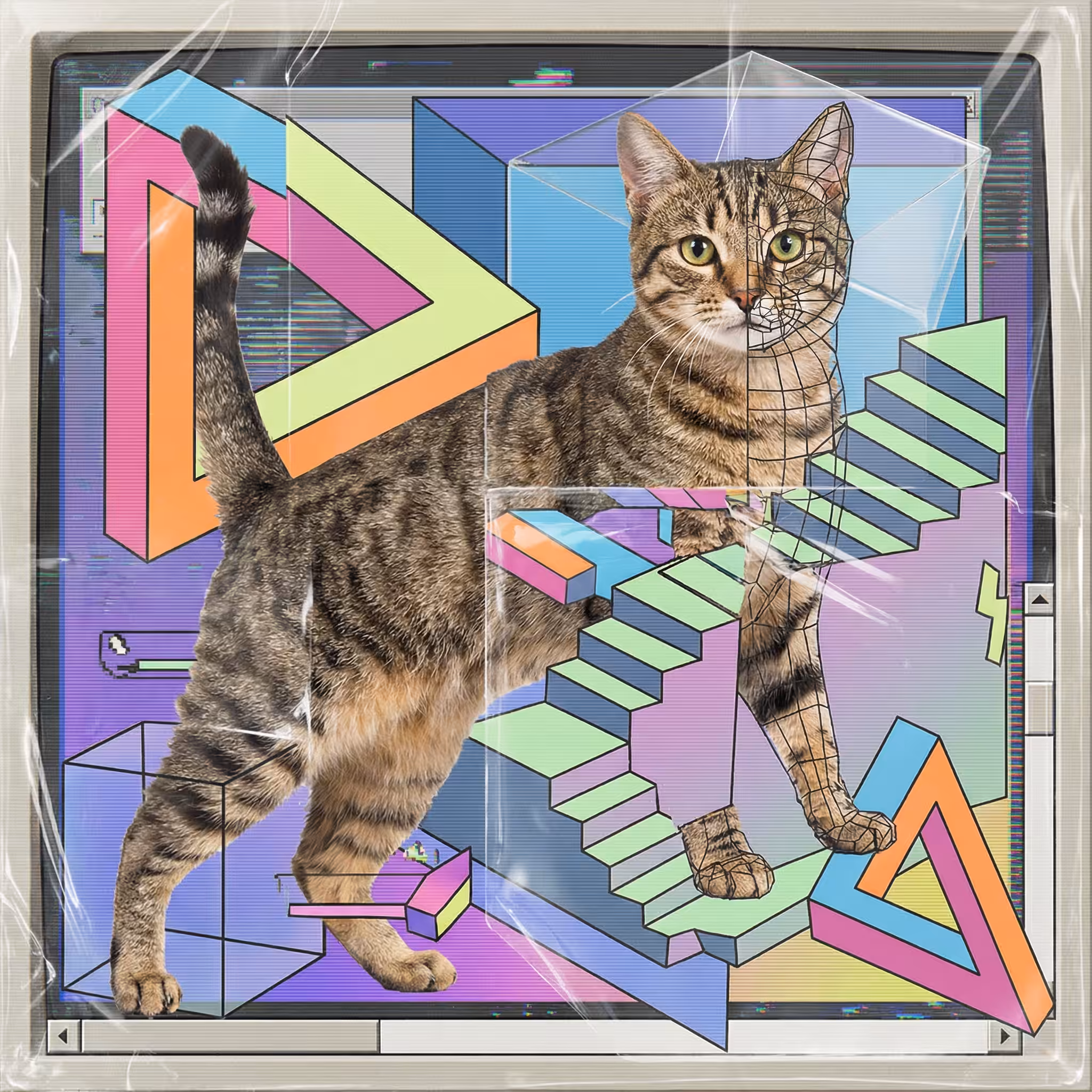abstract cats #34