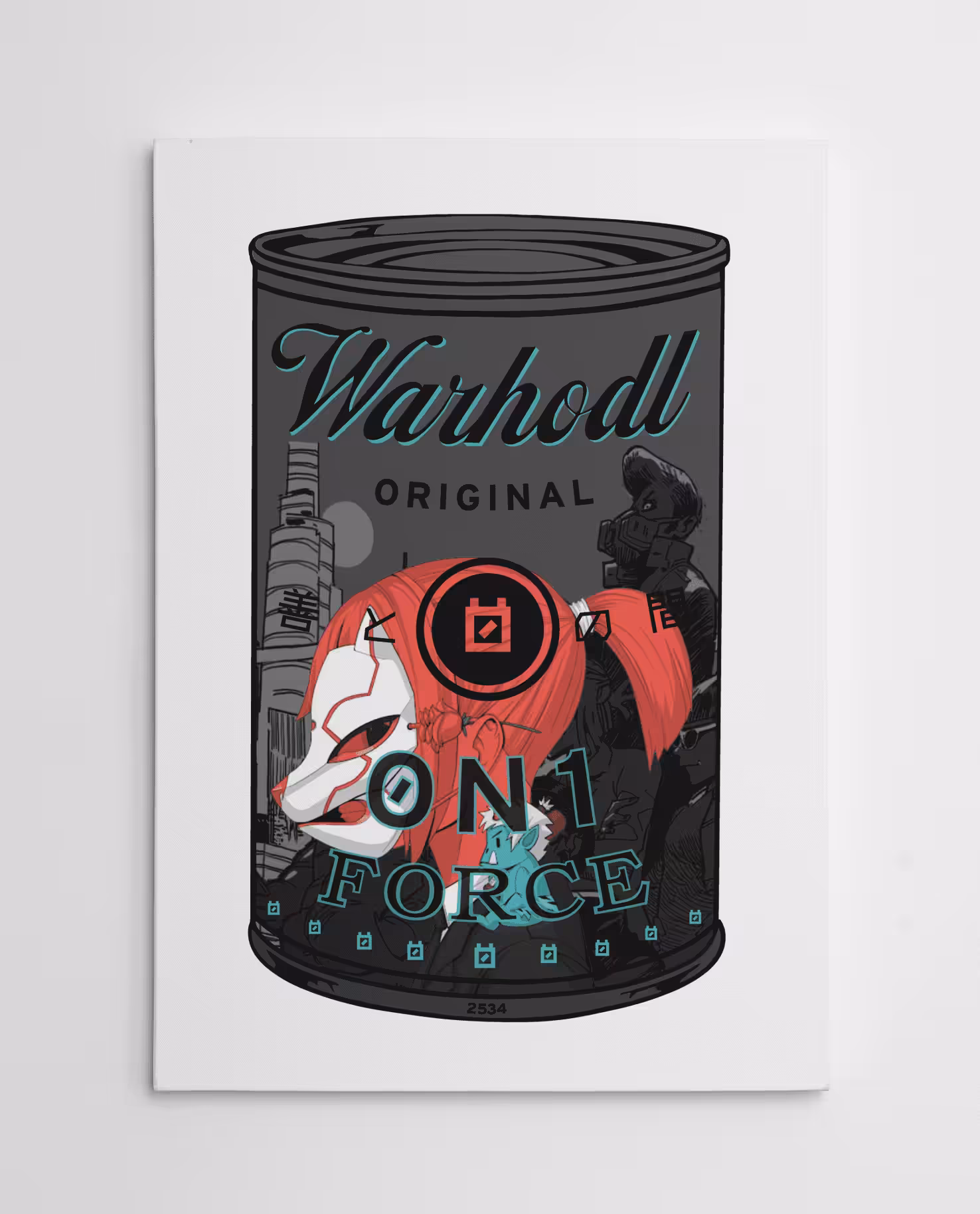 WARHODL Artist Proof 0N1 "ETHEREAL ENCLAVE" 2534 Can