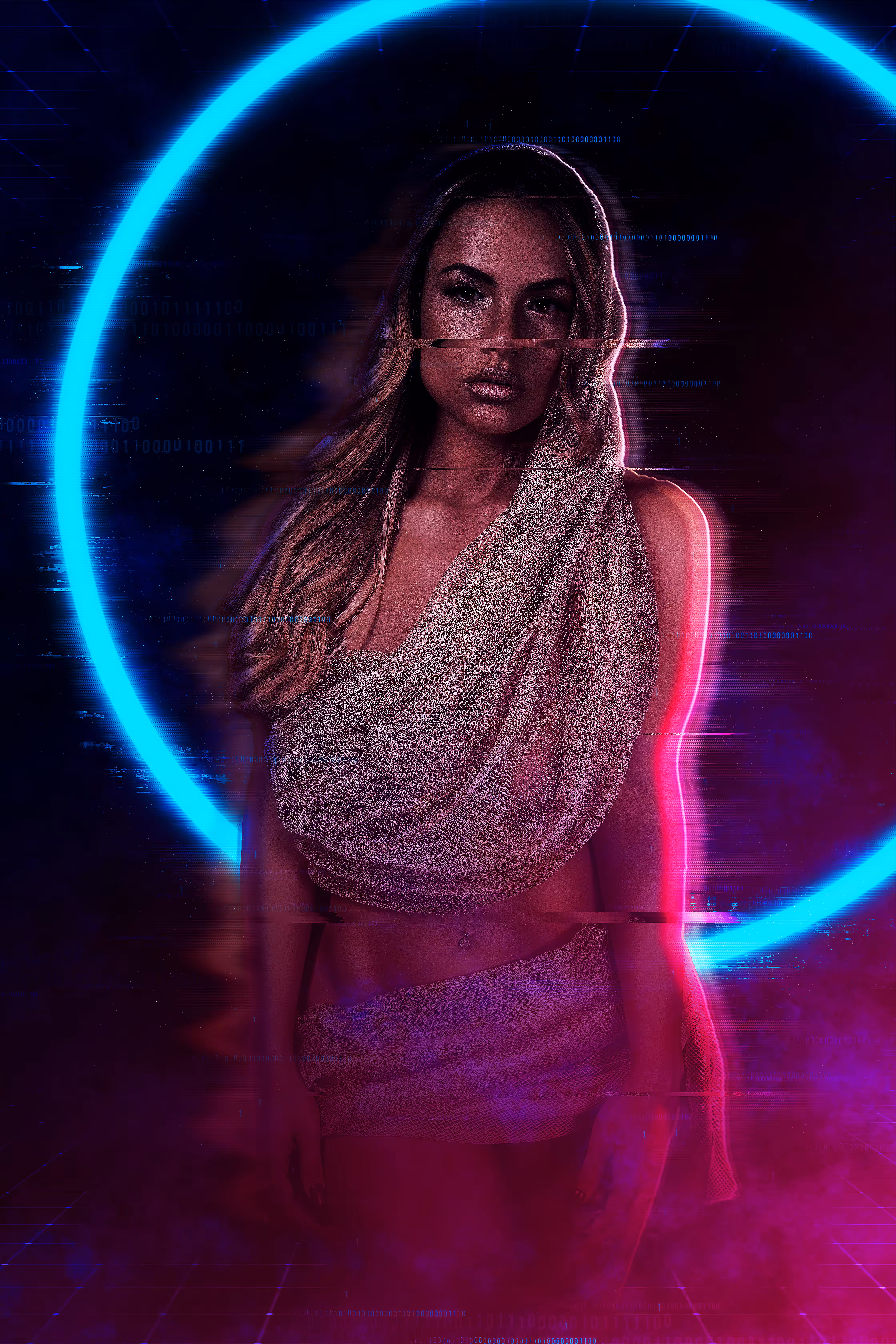 Cyberpunk Sexy Woman