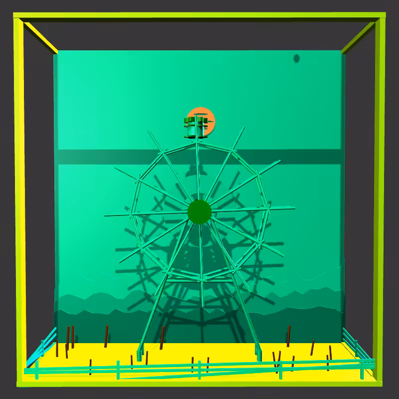 “Uncle Run” Fun Park: Ferris Wheel #35