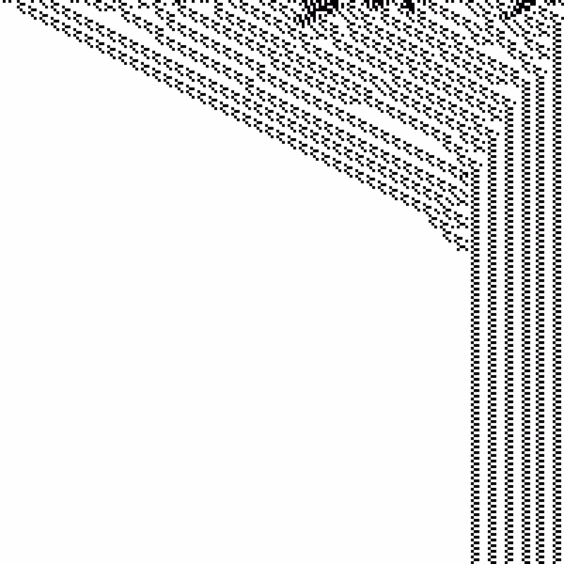 Colored Elementary Cellular Automaton #304