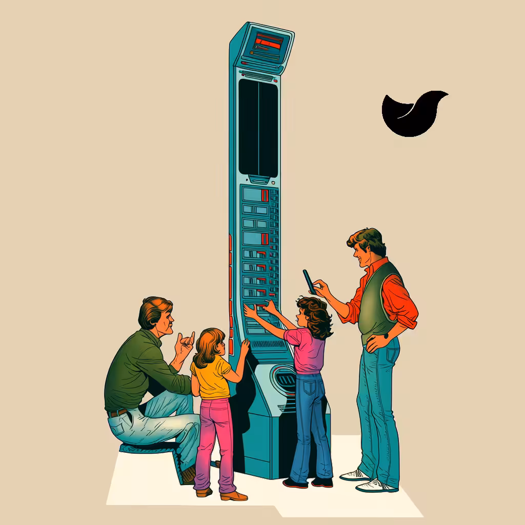 BlackDove:  special screens to watch digital art about how phones are bad.