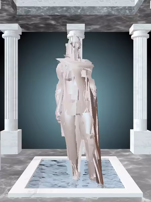 HeavenComputer: The Excited Matte Ivory Woman #5100