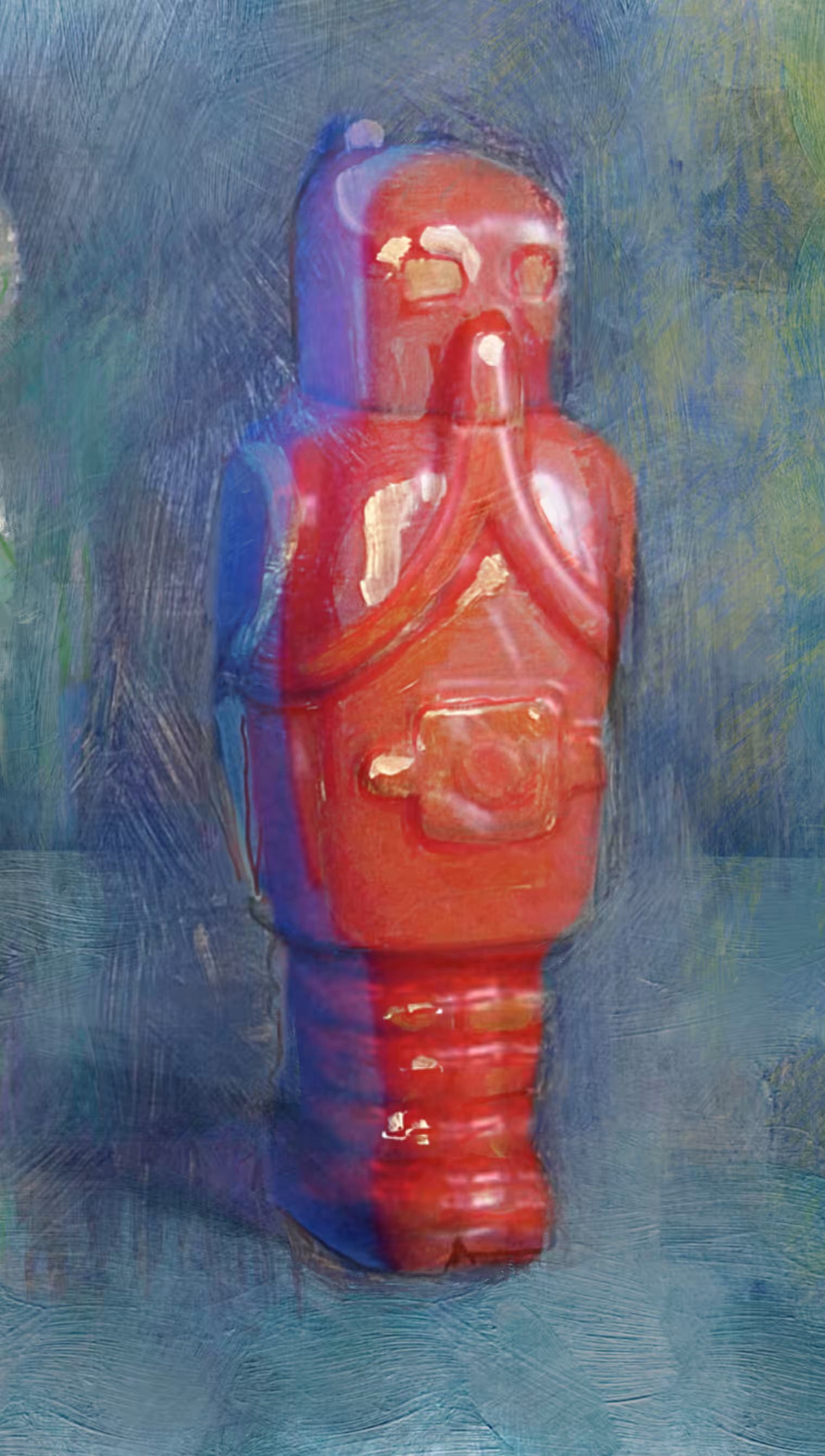 The Lead Red Alien