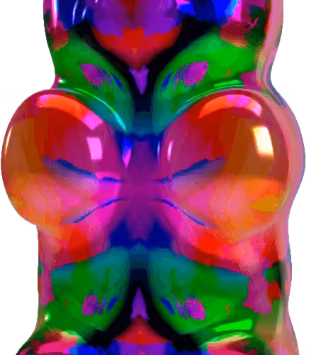  Rainbow Trip Gummy Bear #058