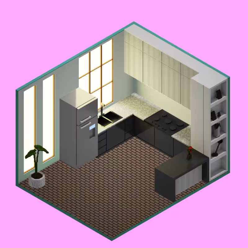 Isometric kitchen #18