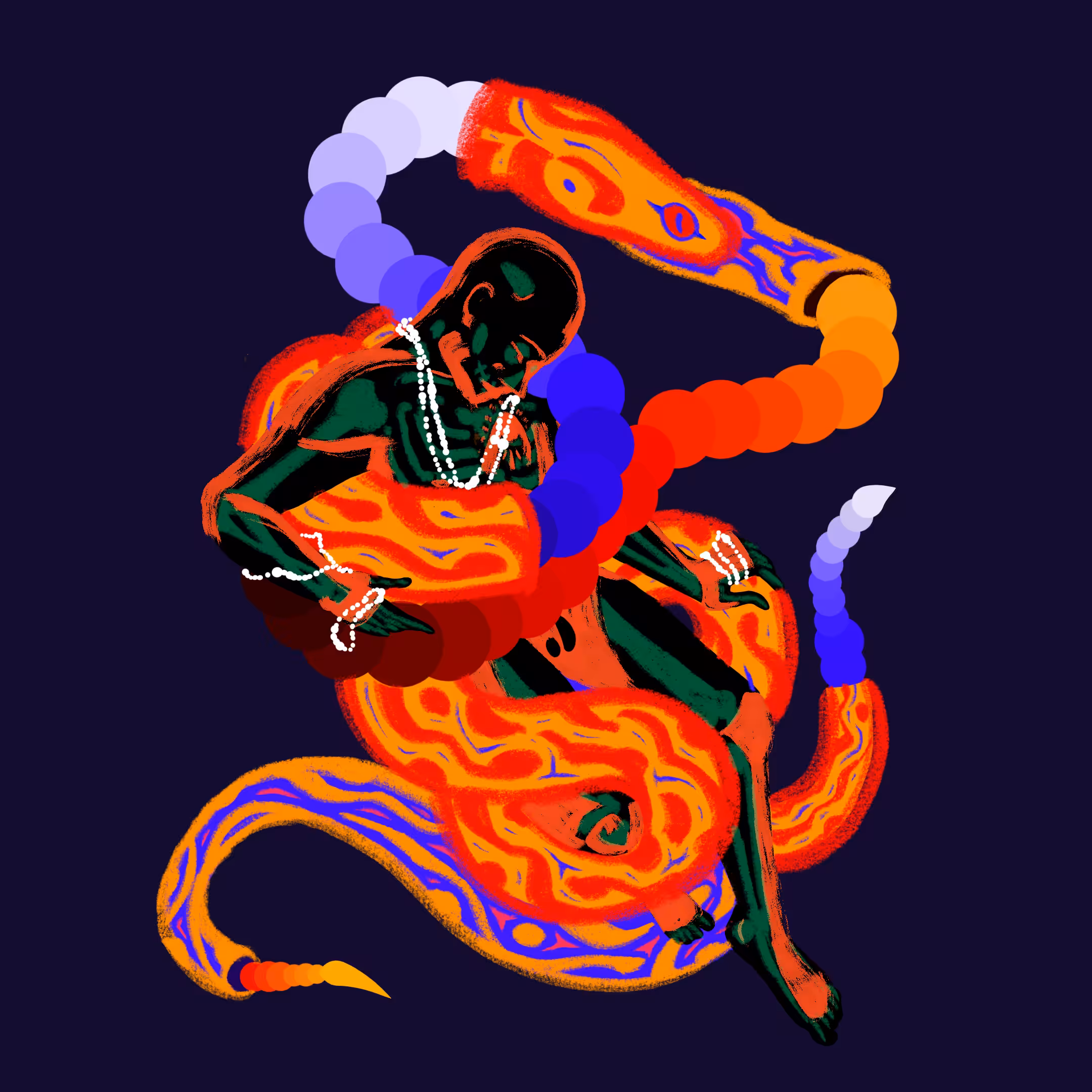 Serpent Beads