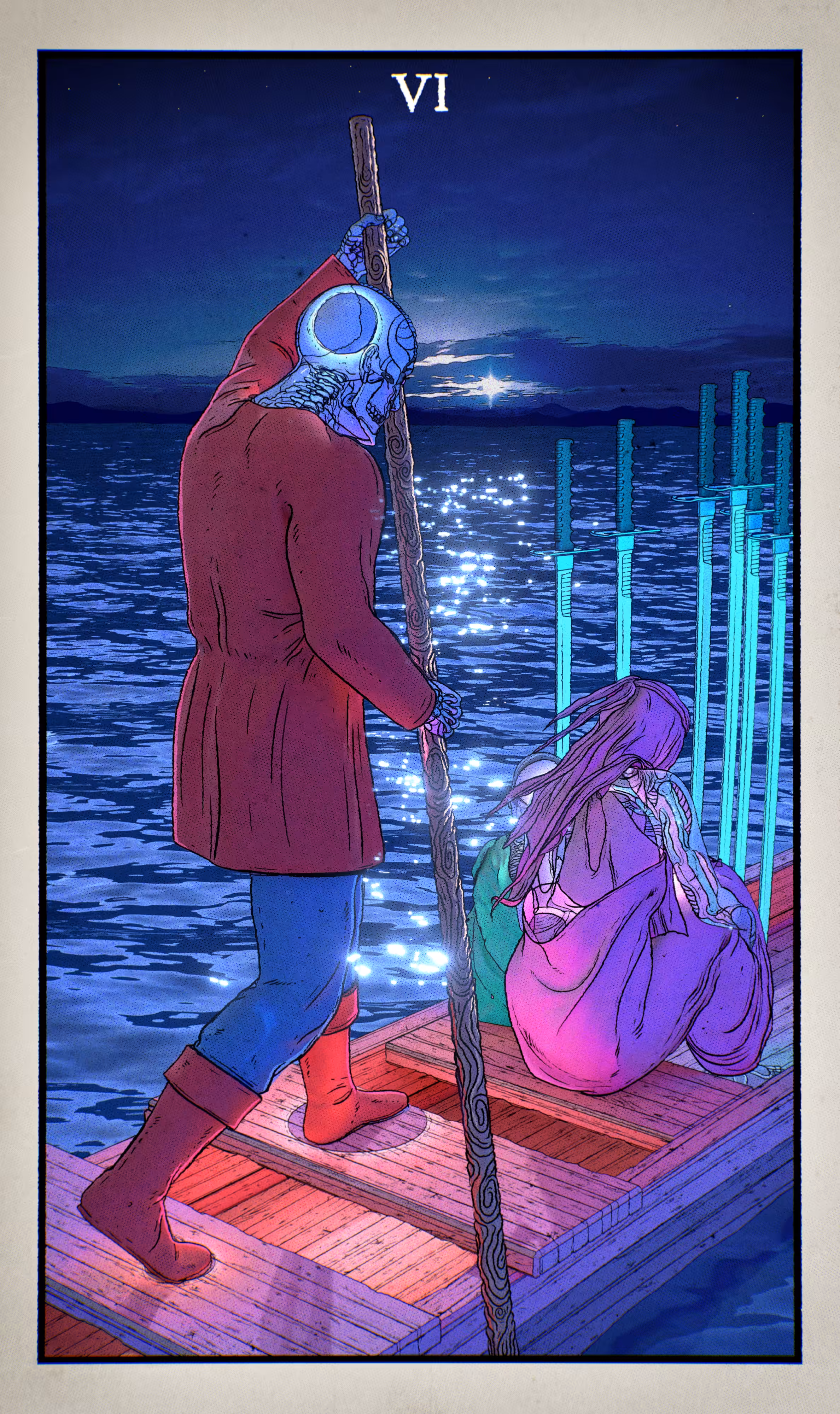 The Fool's Journey: 6 of Swords — Master