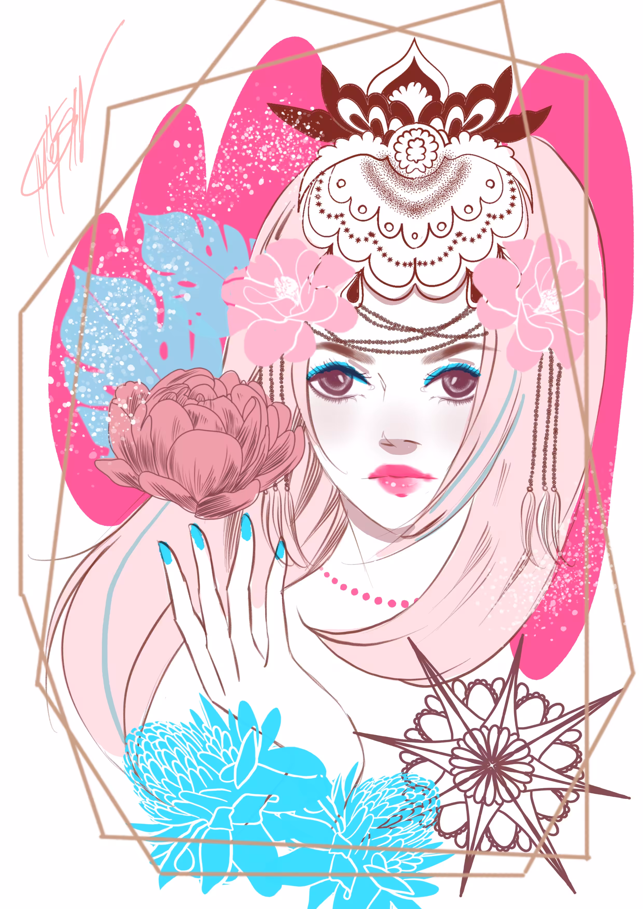 Pink pastel