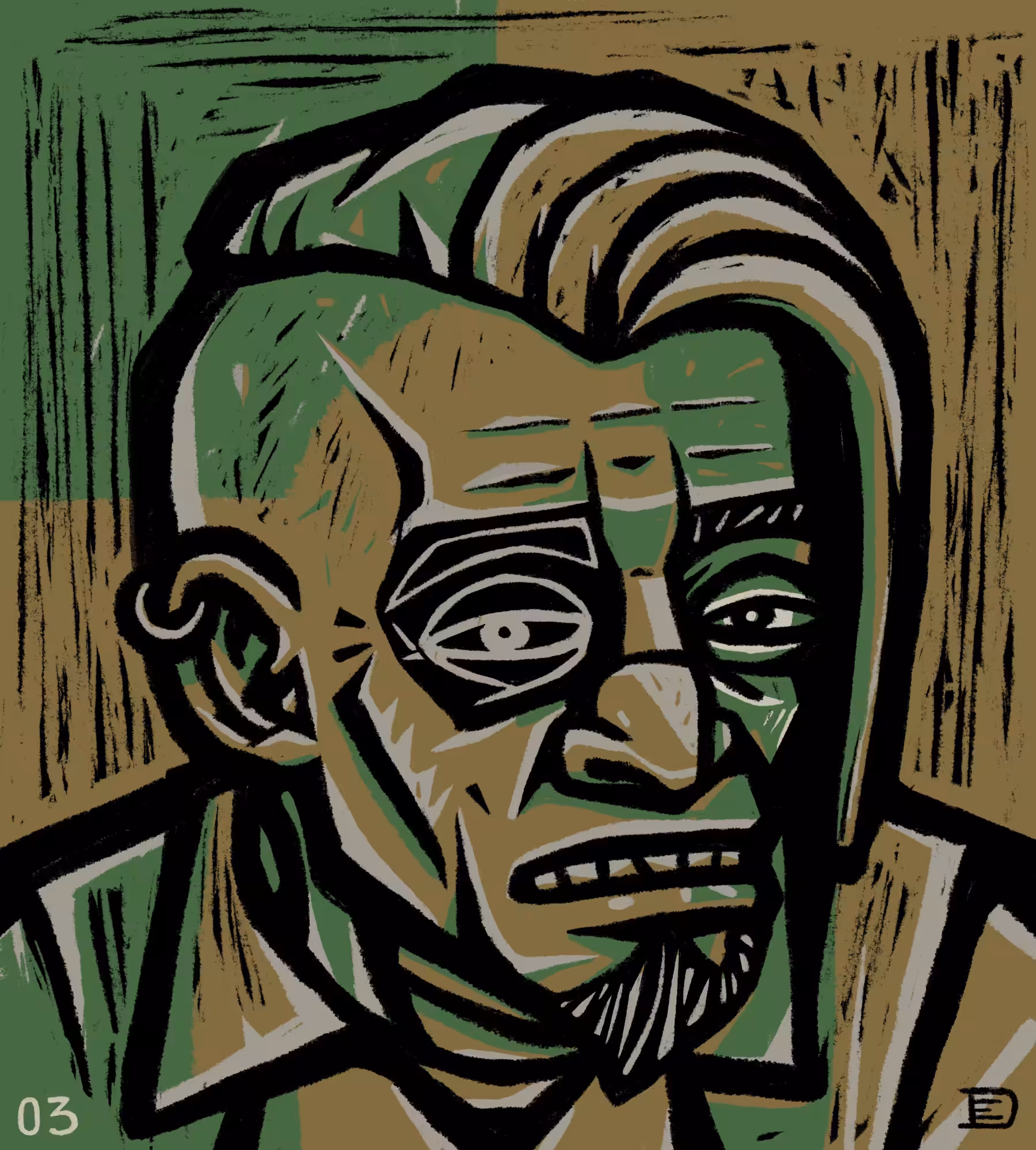 Engraved Portrait #03