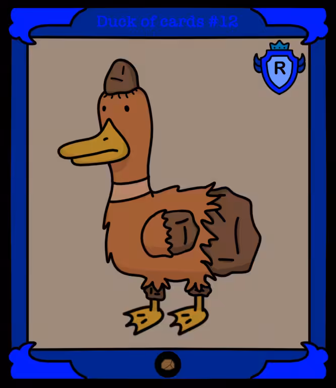 Duck of cards #12