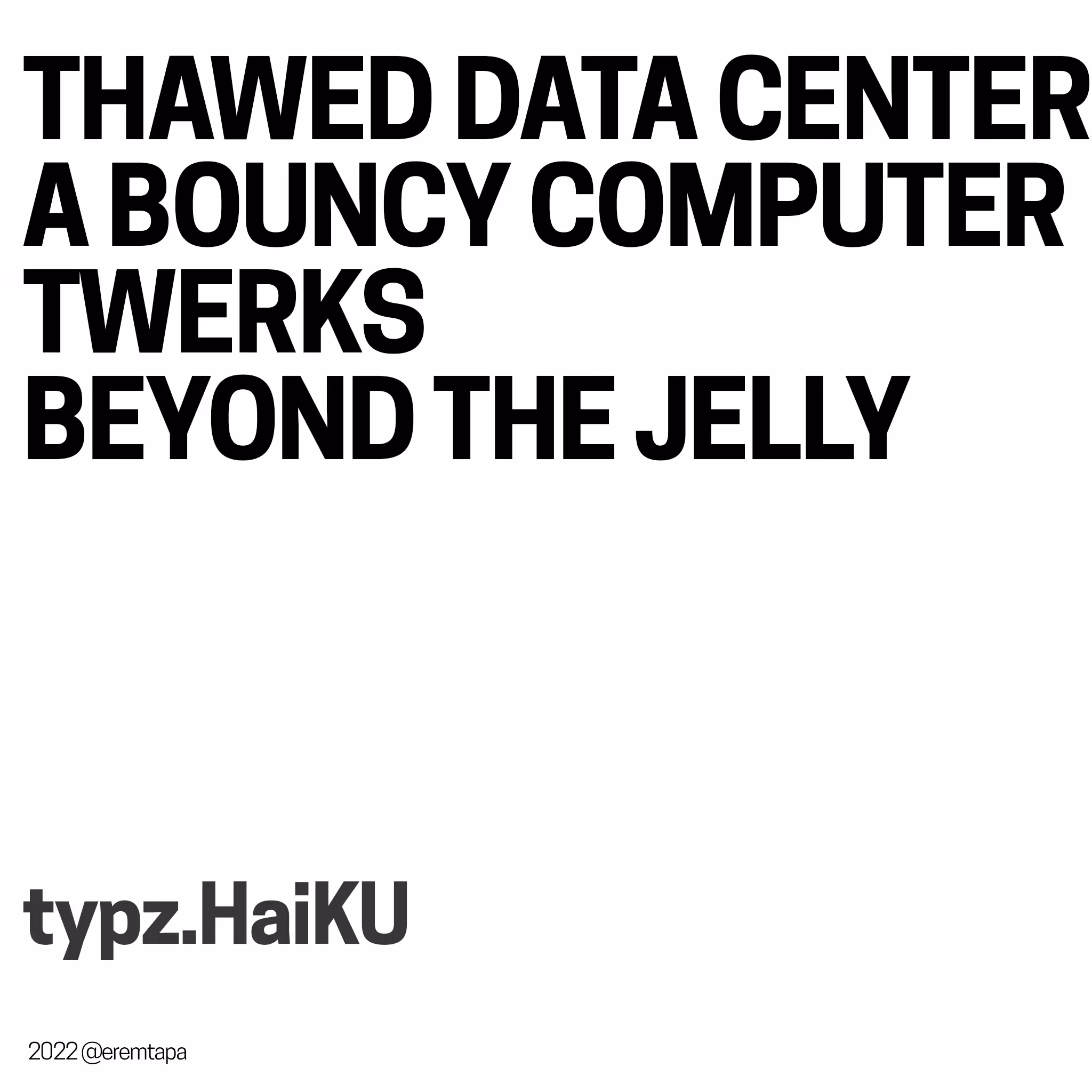 hAIku(AI generated HAIKU)