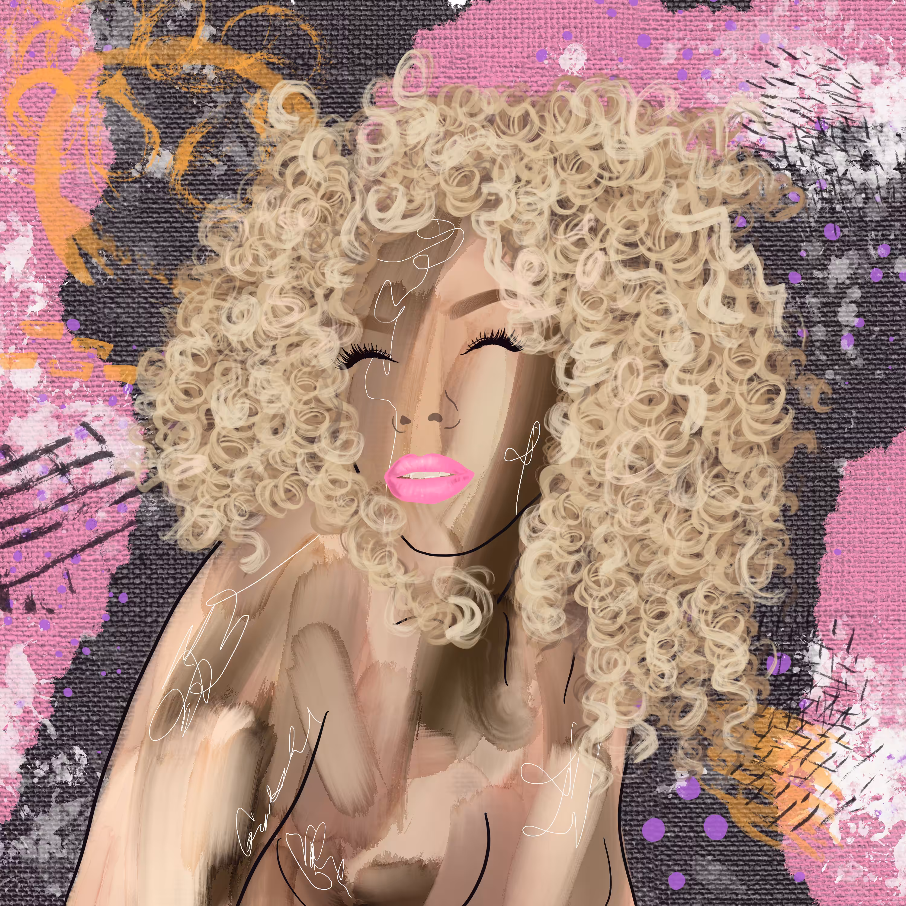 Curly Goddess #031