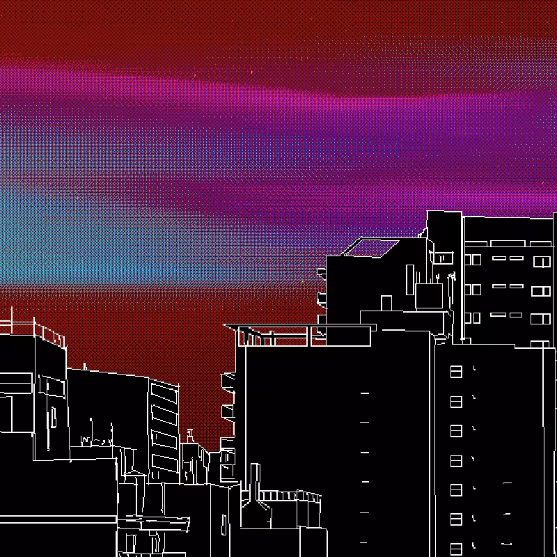 Observing the city through #2