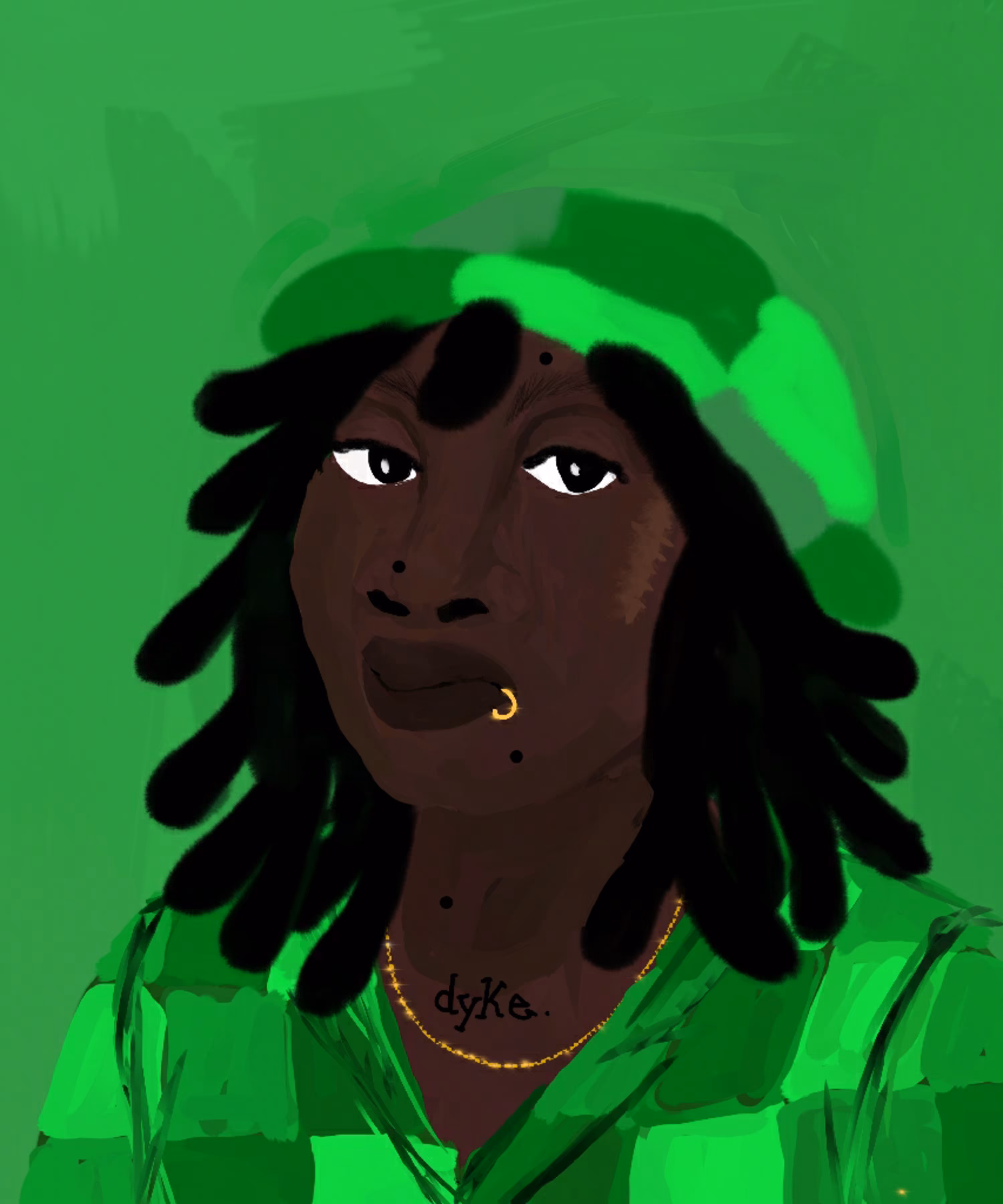 green