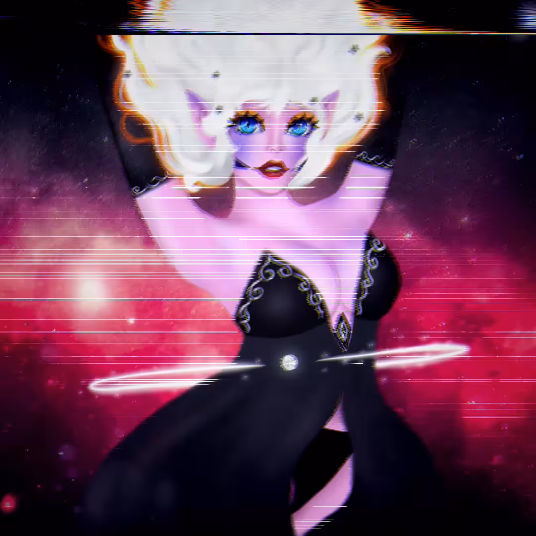 Space Glitch Alien