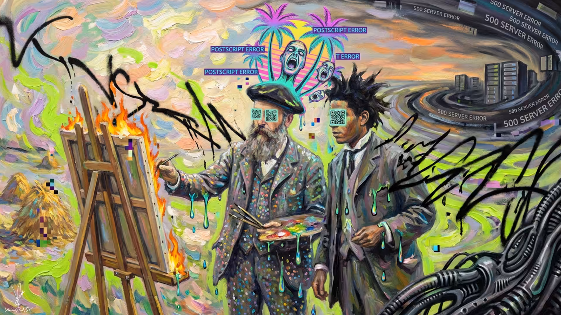 Painting While the System Burns