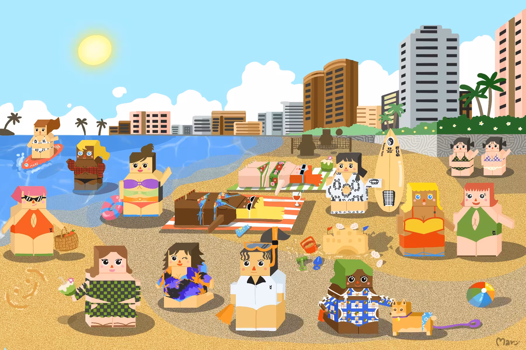 On The Beach Box
