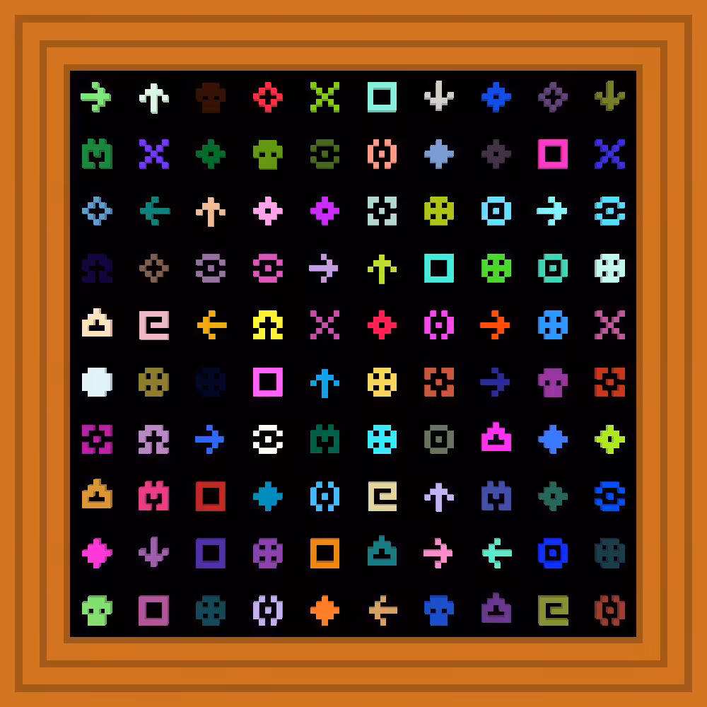 XTZ :: Procedural Symbols #197/1000