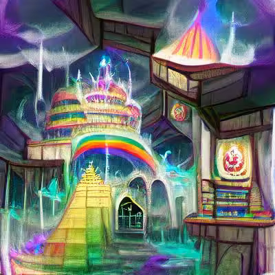 Rainbow Temple of Magic