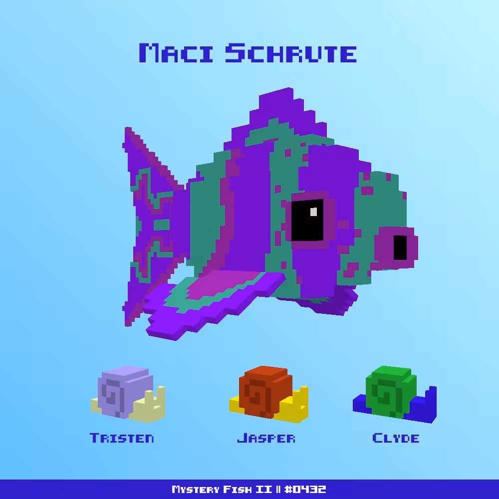 Maci Schrute :: Mystery Fish 0432/1000 