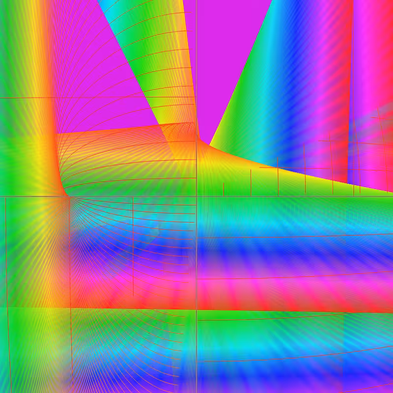 Fibonacci Rainbow Spiral v1 #4
