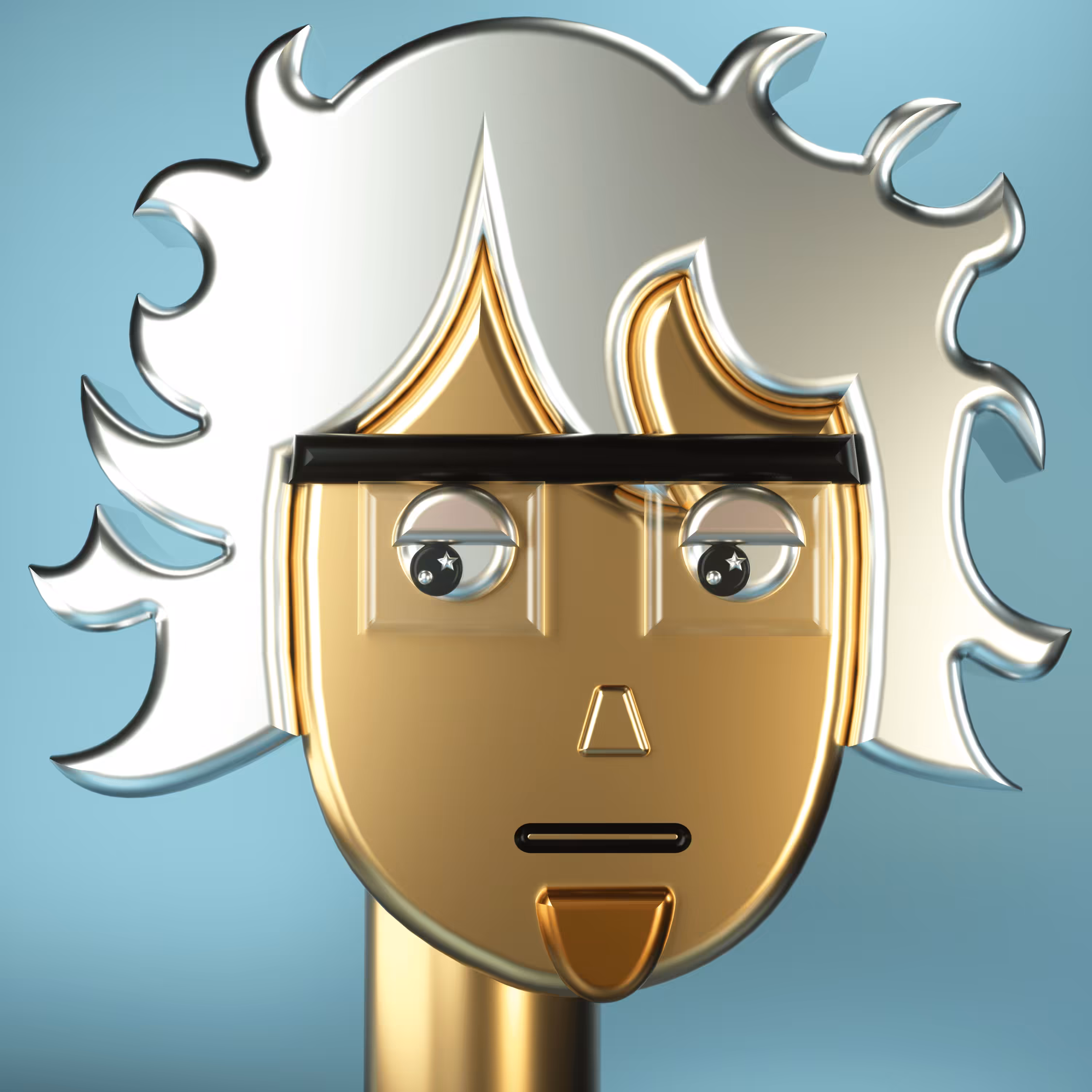 3D Chrome Punk #0315