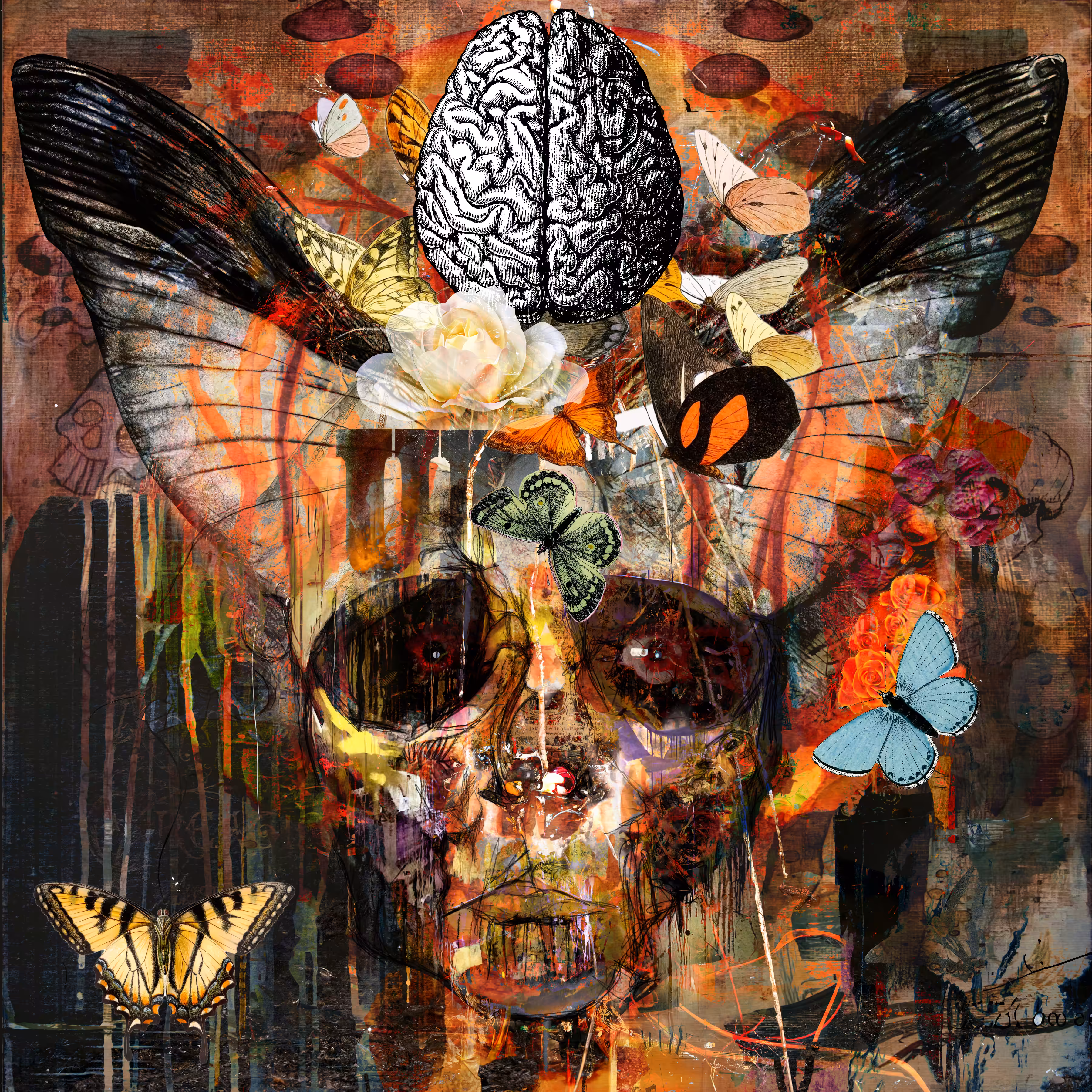 theartofmann x O.G. SPIRATOM - Butterfly Skullz 💀🦋 Collab