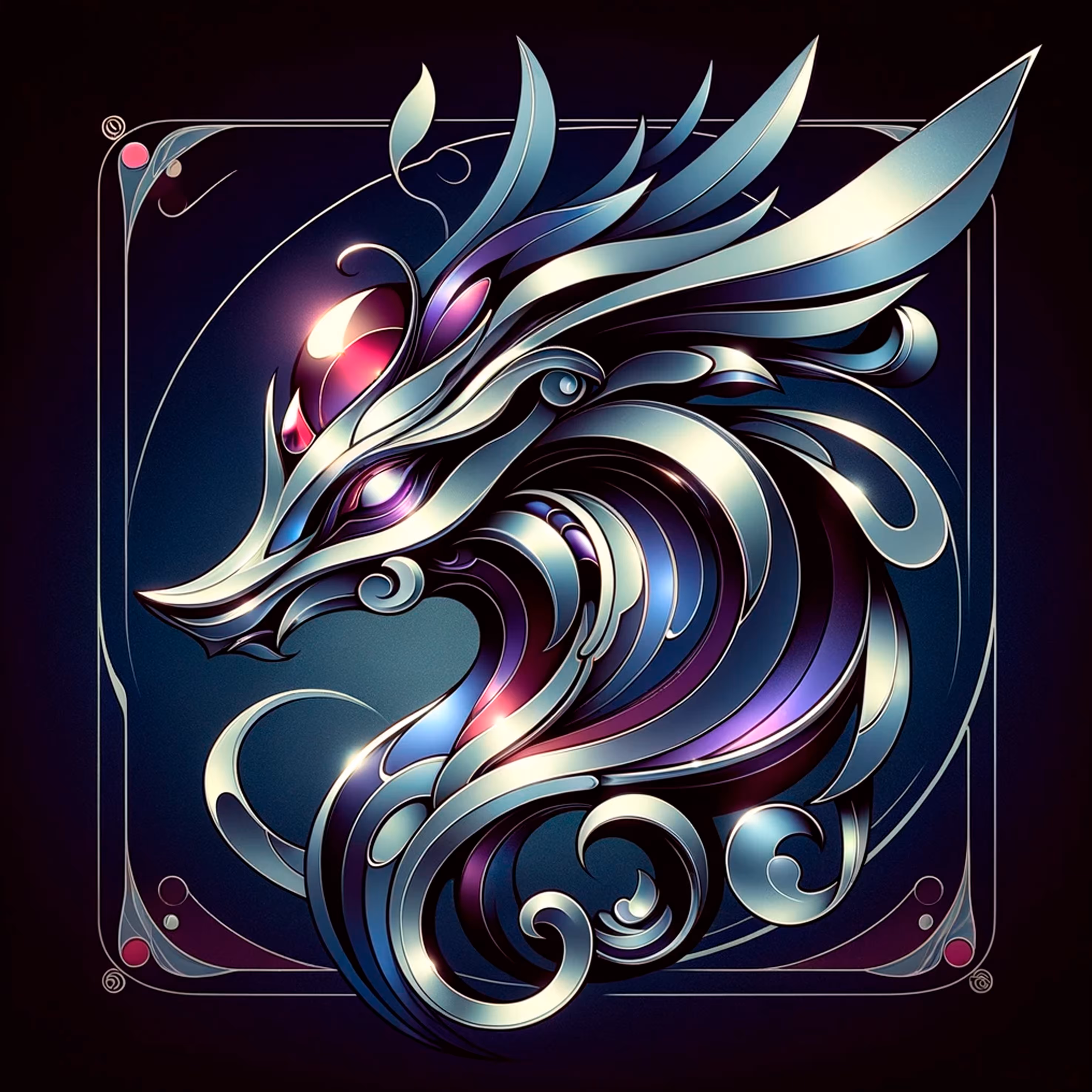 Art Nouveau #47 Carbuncle Silver