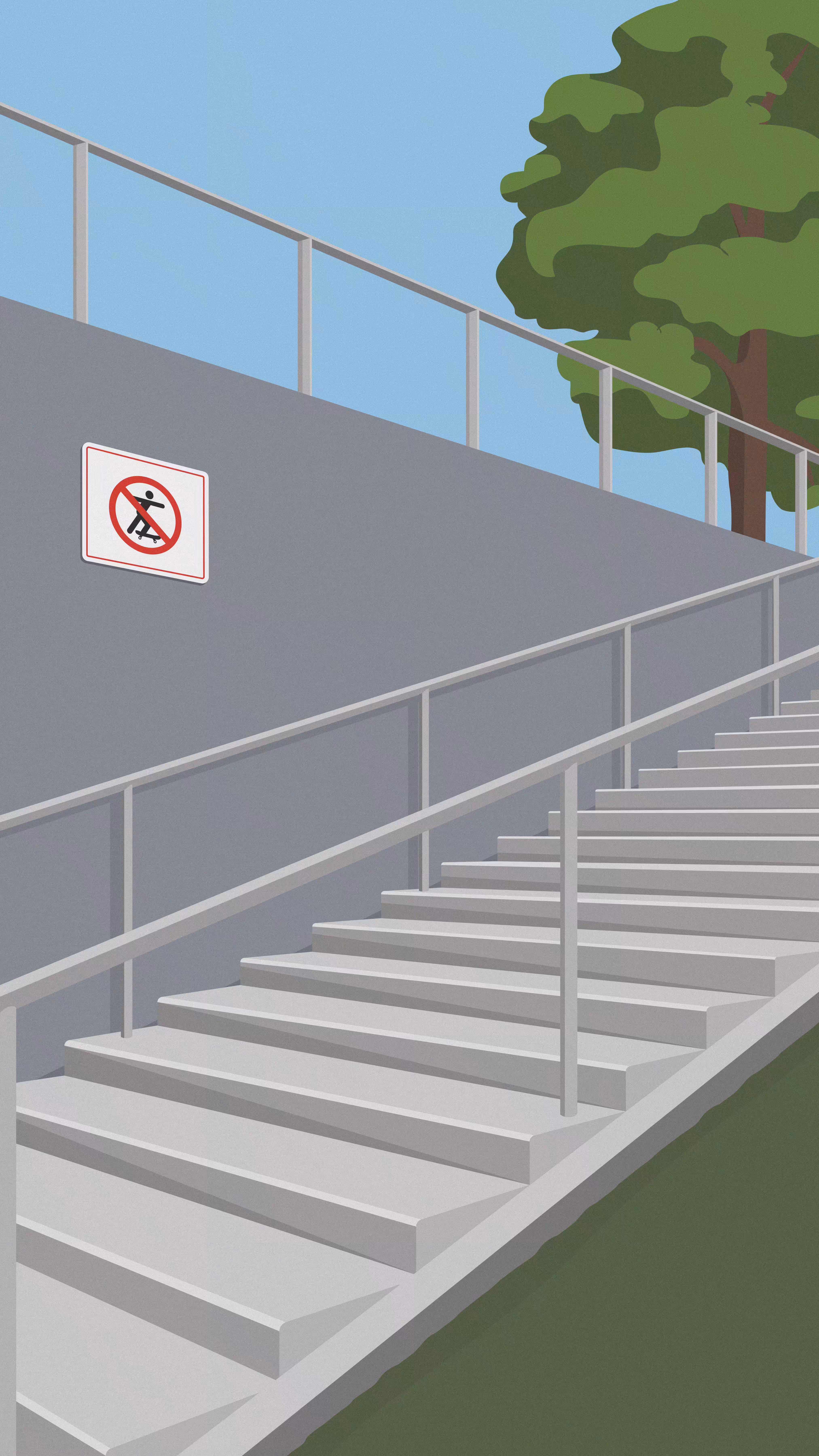 No Skateboarding