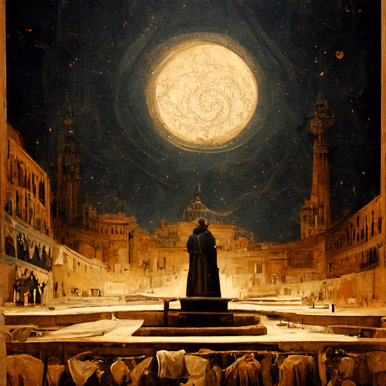 The trial of Giordano Bruno by the Roman Inquisition